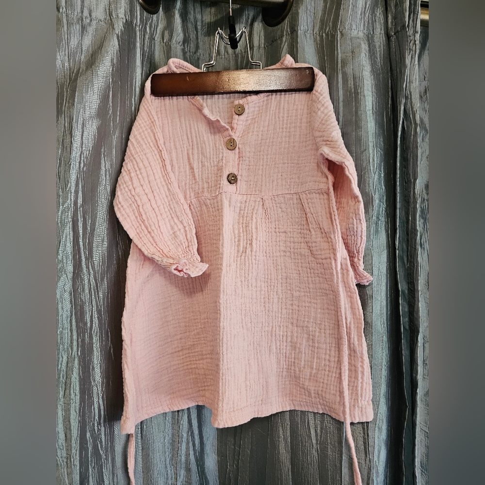 Toddler muslin dress